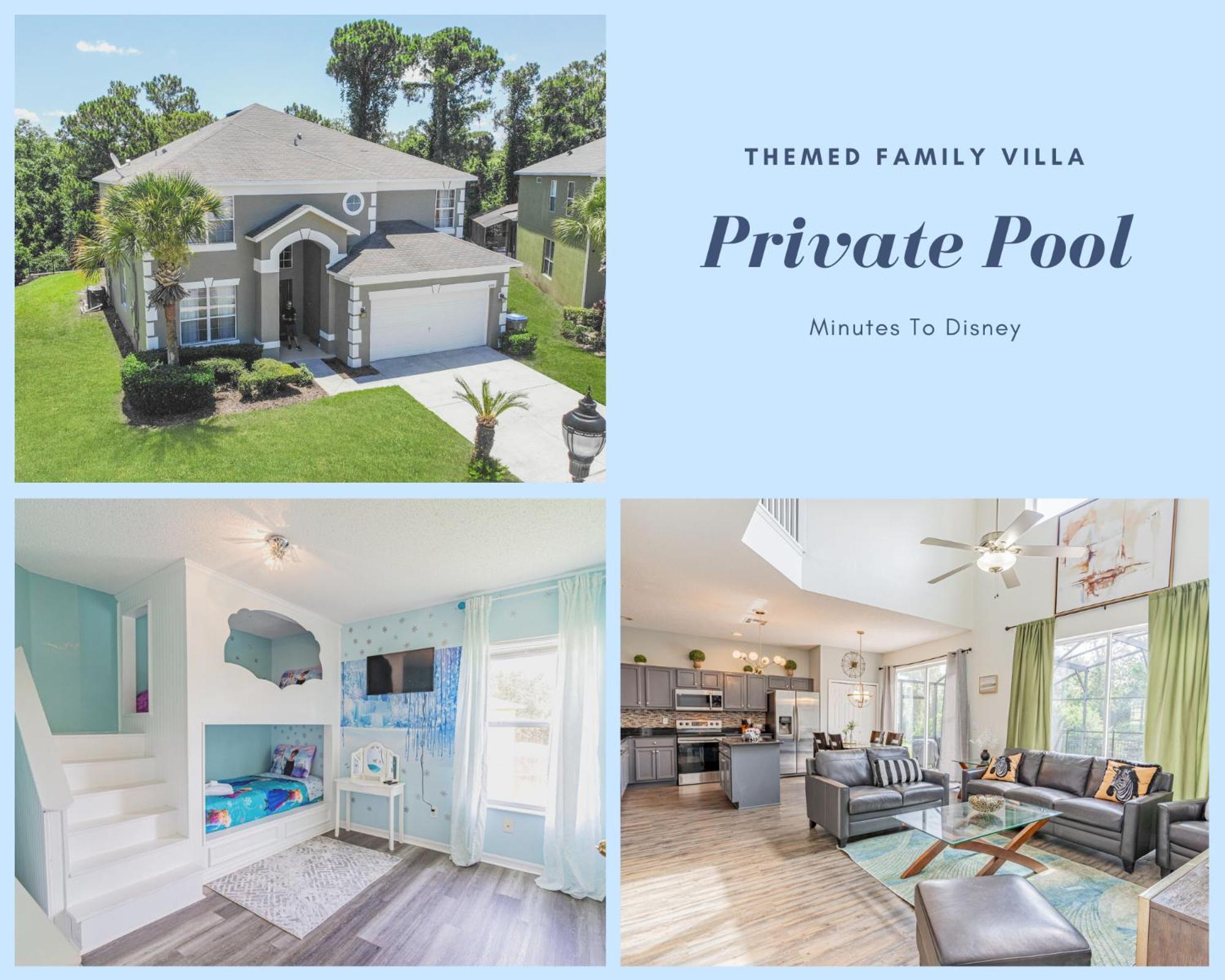 Themed Villa, 12 Min To Disney, Resort Access Orlando Exterior foto